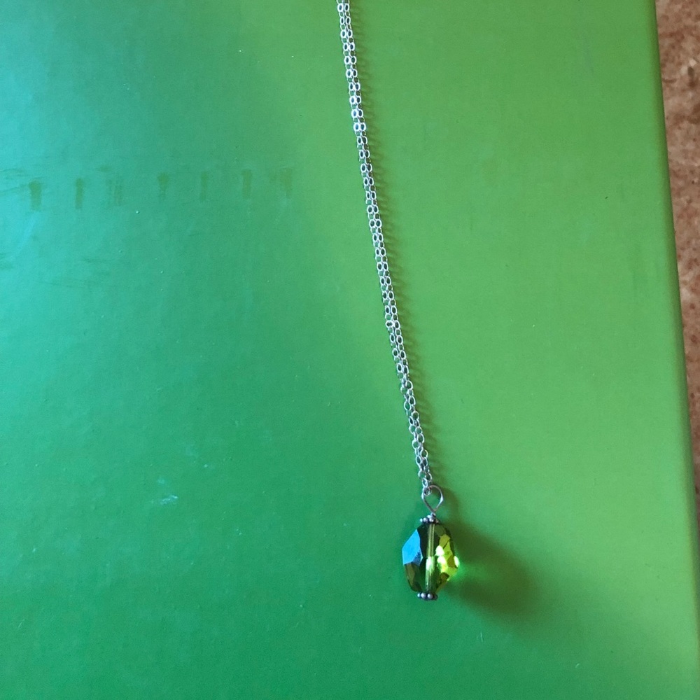 Green Crystal necklace